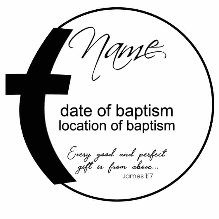 Baptism – Cross