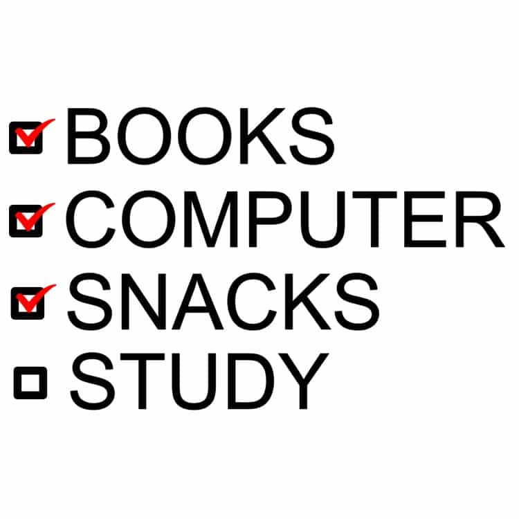 Study Checklist